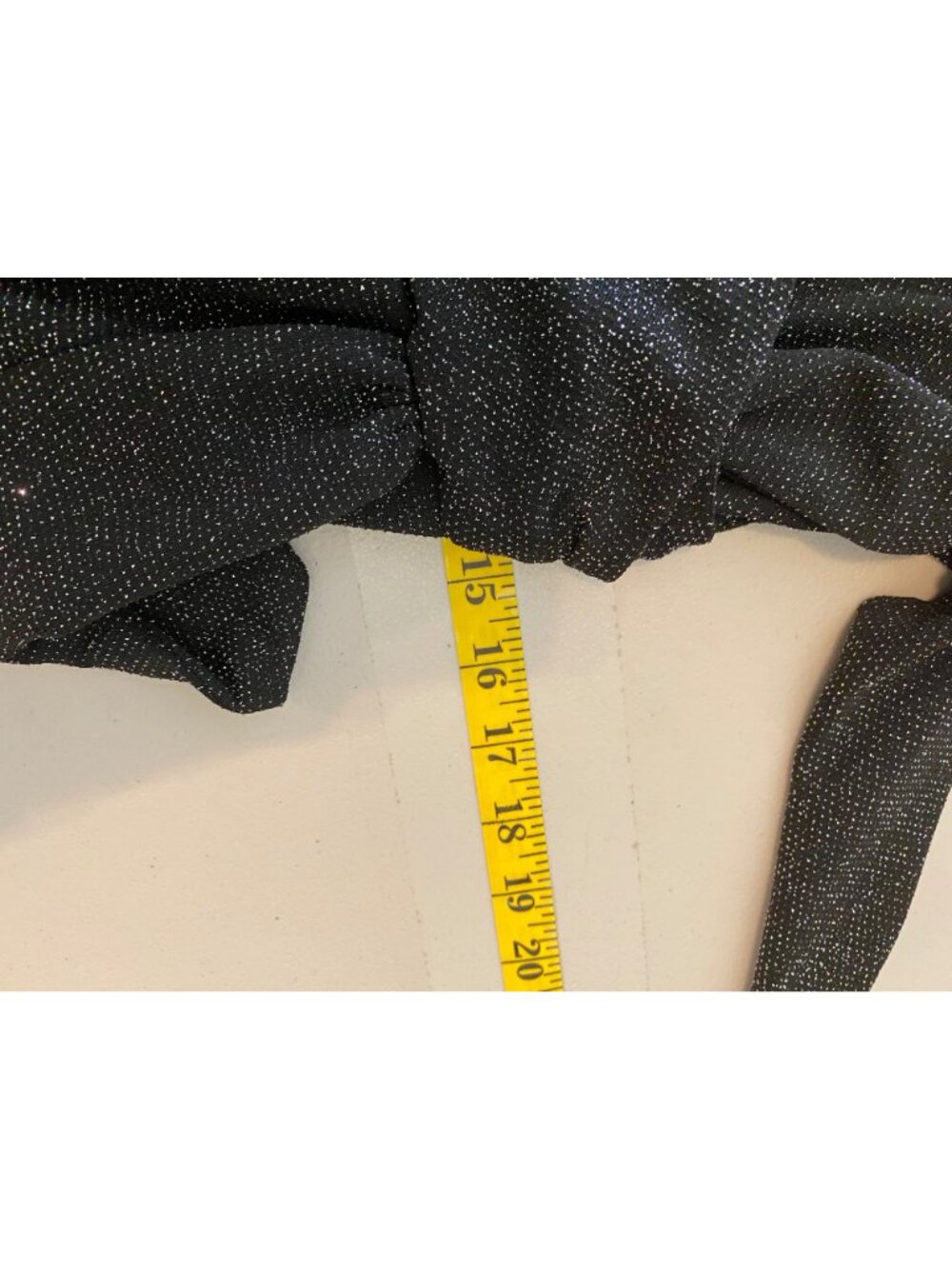 Signature By Robbie Bee Black Shimmer Sleeveless Wrap Jumpsuit Small - Picture 10 of 11